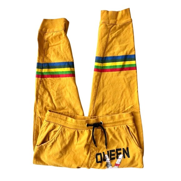 On Fire Queen Joggers Junior Large Sweatpants Drawstring Freddie Murcury READ - Picture 8 of 12